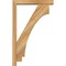 Ekena Millwork Imperial Block Rough Sawn Bracket w/ Offset Brace, Western Red Cedar, 4"W x 20"D x 32"H BKT0402X20X32IMP05RWR - alternate 4
